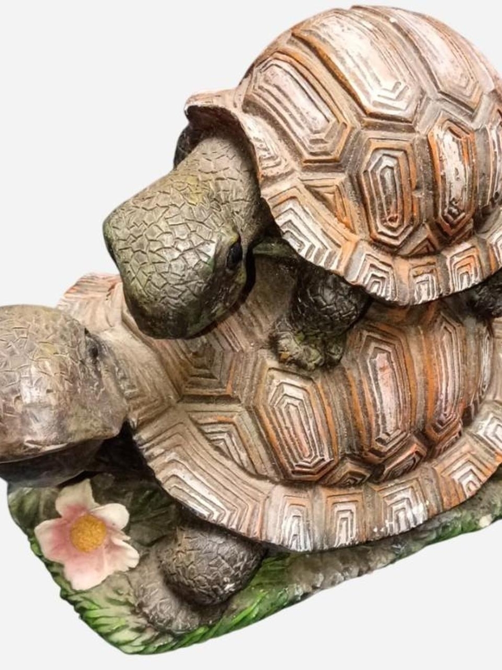 Decorative Turtle Statues for Reptile‎ Terrarium - Brown & Green